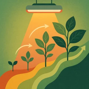 نقشه راه مراحل استفاده از لامپ رشد گیاه 